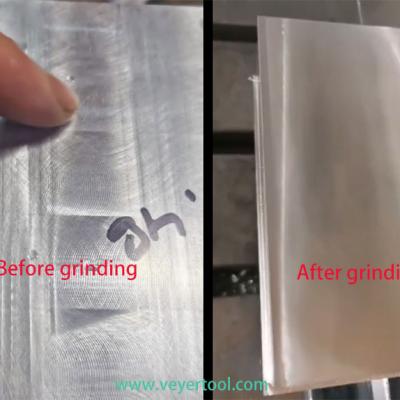 CNC machining aluminum workpiece to remove surface knife lines