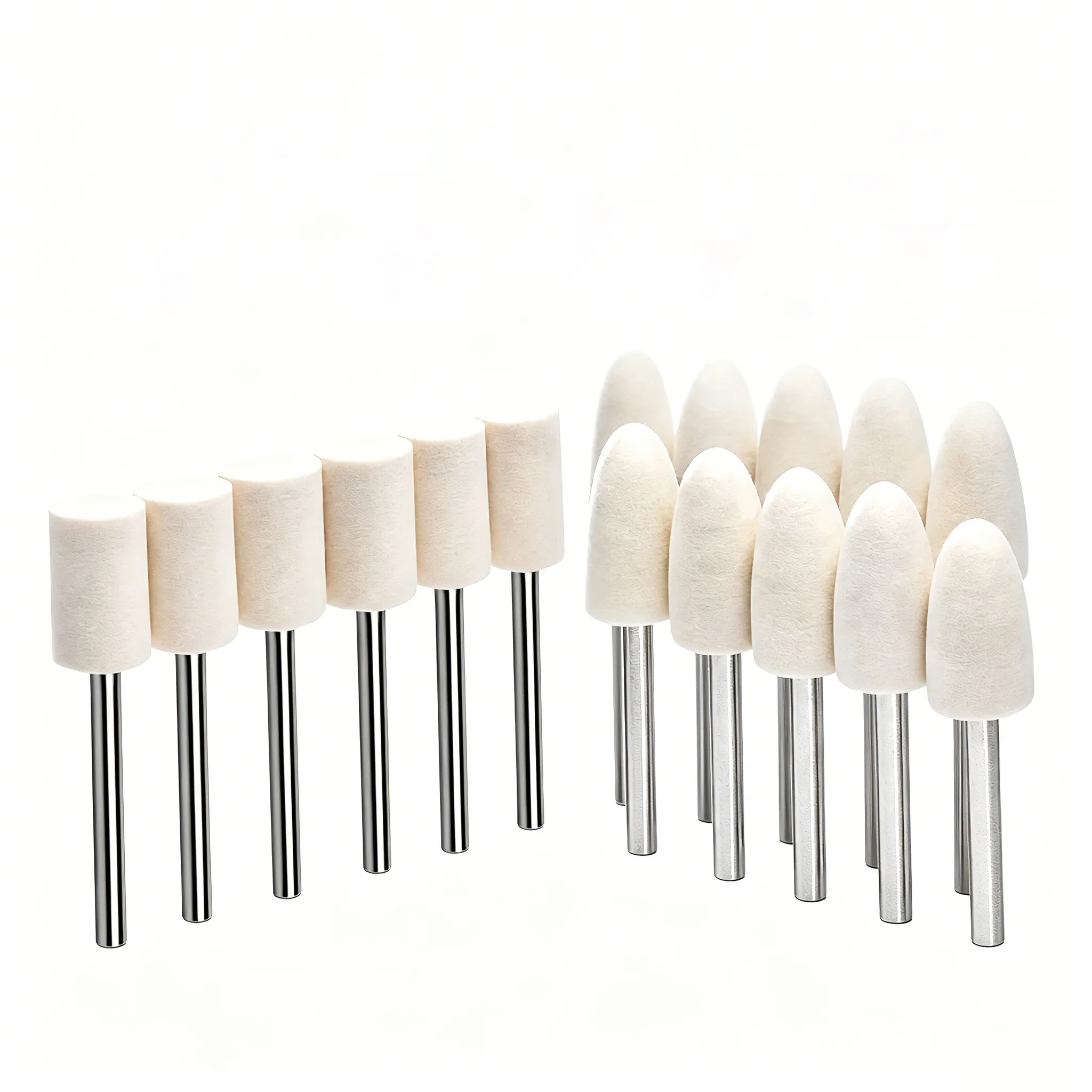 Wool Felt Polishing Tools for Precision Metal Mirror Finishing